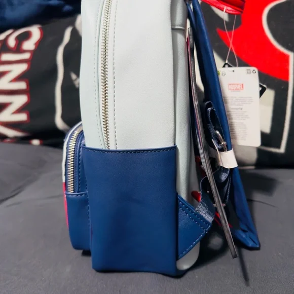 Captain America loungefly backpack men/women/child. NWT - Picture 3 of 7